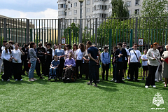 В ГБОУ "Реабилитационная школа-интернат №32" состоялось проведение плановой практической тренировки по эвакуации. 