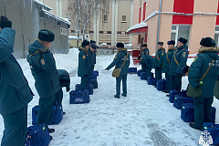 В Управлении по Юго-Западному административному округу Главного управления МЧС России по городу Москве состоялся строевой смотр личного состава