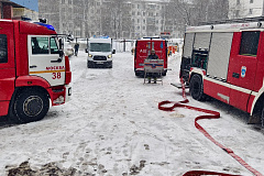 Сотрудниками Управления по ЮЗАО ГУ МЧС России по городу Москве было проведено тренировочное пожарно-тактическое учение